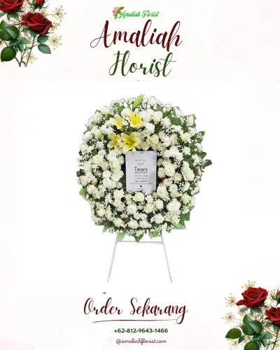 Krans Bunga Duka Cita di Jatisarono